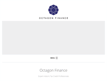 Tablet Screenshot of octagonfinance.com